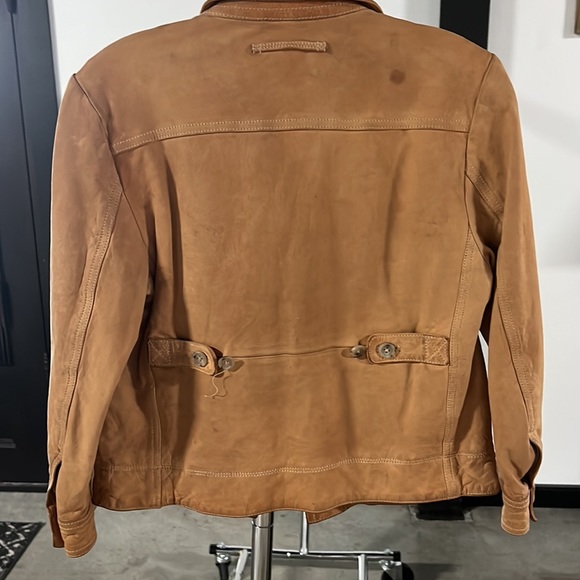 Banana Republic Cropped Leather Jacket - Picture 2 of 4